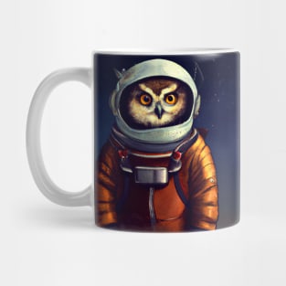 Astronaut Owl In Space Mug